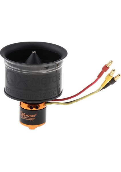 50MM Kanal Fanı 12 Bıçak Fırçası Rc Edf Ccw Için (Yurt Dışından)