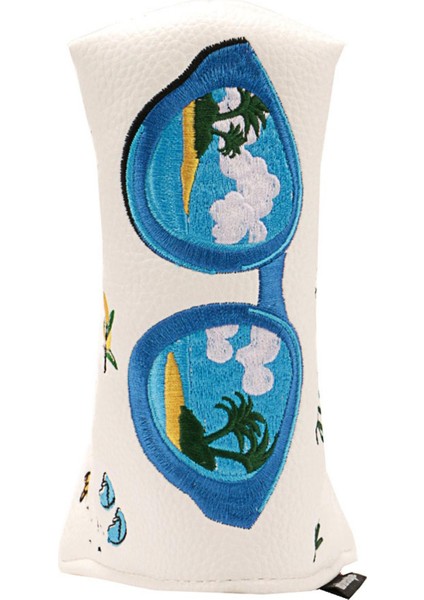 Golf Atıcı Başlıkları Yaz Elemanları Deseni Standart Bıçak Atıcılara Uyar Beyaz (Yurt Dışından) modelleri