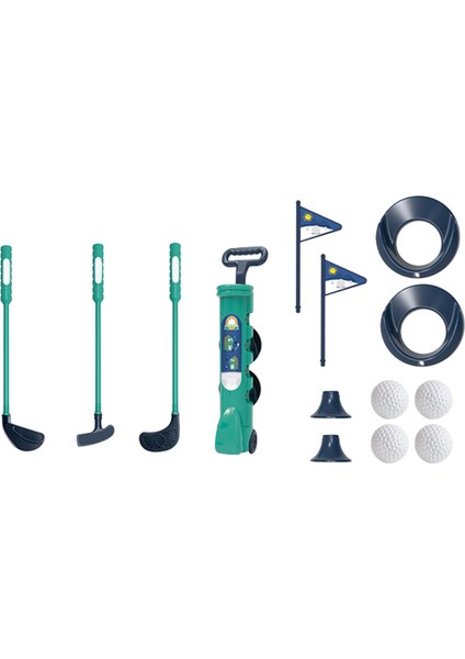 Çocuk Golf Antrenman Oyunu Seti Golf Sahası Oyuncak 3 4 5 6+ Yaşındaki Yeşil Için Set (Yurt Dışından) fiyatları