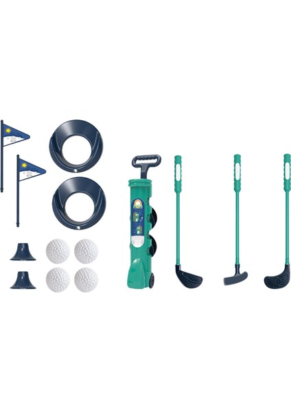 Çocuk Golf Antrenman Oyunu Seti Golf Sahası Oyuncak 3 4 5 6+ Yaşındaki Yeşil Için Set (Yurt Dışından) fırsatları