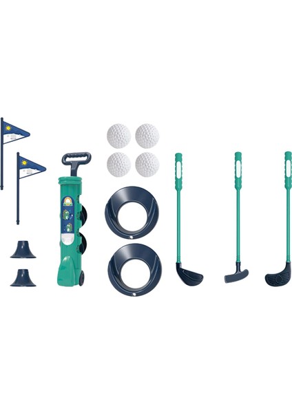 Çocuk Golf Antrenman Oyunu Seti Golf Sahası Oyuncak 3 4 5 6+ Yaşındaki Yeşil Için Set (Yurt Dışından) indirimleri