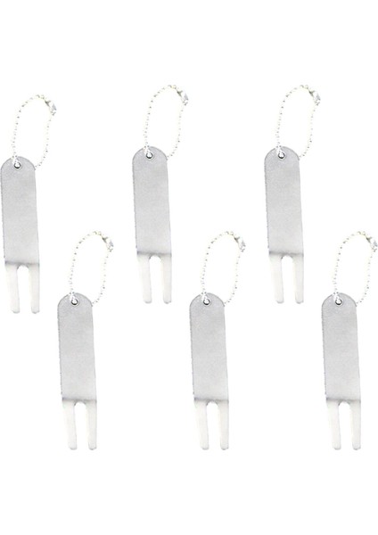6x Golf Araçları Taşınabilir Aletler Golf Çatal Egzersiz Golfçü Kadın 8CMX1.5CMX2CM (Yurt Dışından)