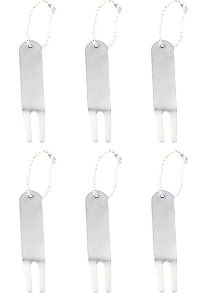 6x Golf Araçları Taşınabilir Aletler Golf Çatal Egzersiz Golfçü Kadın 8CMX1.5CMX2CM (Yurt Dışından) fiyatları