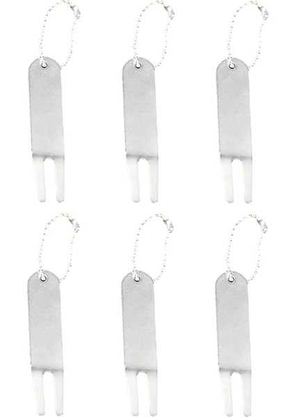 6x Golf Araçları Taşınabilir Aletler Golf Çatal Egzersiz Golfçü Kadın 8CMX1.5CMX2CM (Yurt Dışından) fırsatları