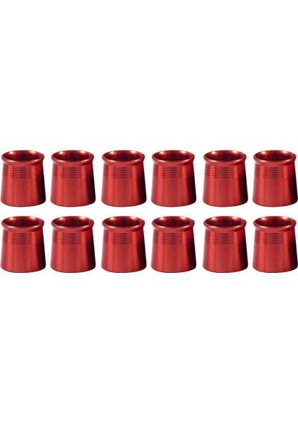 12 Golf Ferülleri Ucu Adapt Aksesuarları Golf Kulübü Şaft Kırmızı (Yurt Dışından) fiyatları