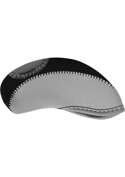 Golf Demir Headcover Görüntülenebilir Pencere Koruma Koruması Anti Scratch Hafif Gri Siyah (Yurt Dışından) fiyatları