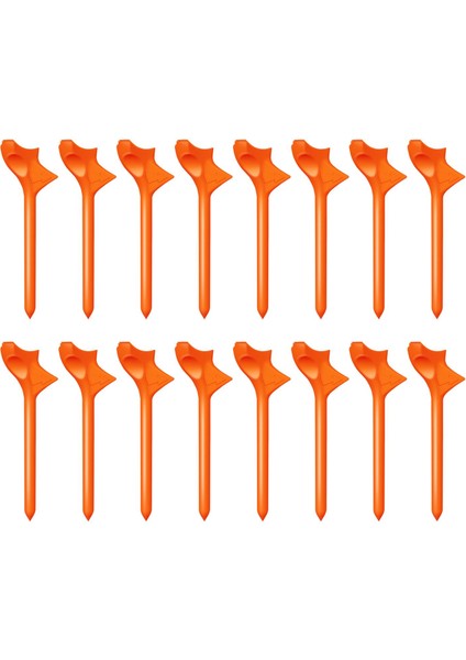 16 Golf Tees Mesafeyi Artırı 10 Derece Golf Tees Kullanılabilir Turuncu (Yurt Dışından) modelleri