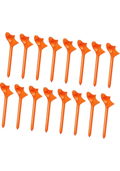 16 Golf Tees Mesafeyi Artırı 10 Derece Golf Tees Kullanılabilir Turuncu (Yurt Dışından) fırsatları
