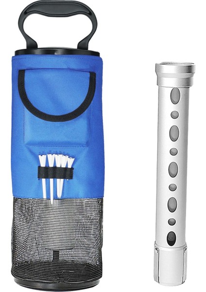 Golf Retriever Çantanın Alüminyum Top Icı Çanta Mavi (Yurt Dışından)