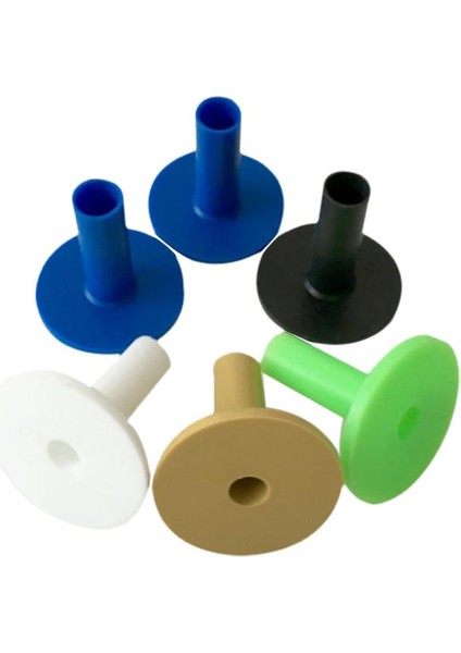 6 Kauçuk Golf Sürüş Tees Kullanılabilir Golf Aksesuarları Dia. 55MM 54MM (Yurt Dışından) indirimleri