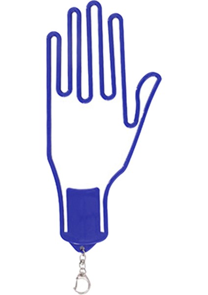 Taşınabilir Eldiven Eldiven Tutucu Keeper Kurutucu Raf Kilitlenebilir Alet Kanca Mavi (Yurt Dışından)