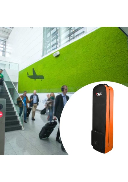 Golf Kulübü Çantası Tekerlekli Taşıma Taşıma Kadın Turuncu (Yurt Dışından) modelleri