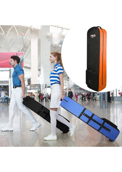 Golf Kulübü Çantası Tekerlekli Taşıma Taşıma Kadın Turuncu (Yurt Dışından) indirimleri