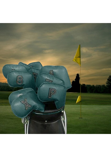 10'lu Paket Golf Baş Örtüsü, 4-9,p,s,a,x Markalar Için Ş Örtüsü Yeşil (Yurt Dışından) indirimleri