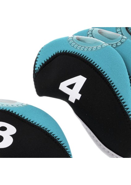 10'lu Paket Neopren Golf Kulübü Başörtüsü Kulübü Örtü Kol Başörtüsü +Açık Mavi (Yurt Dışından) modelleri