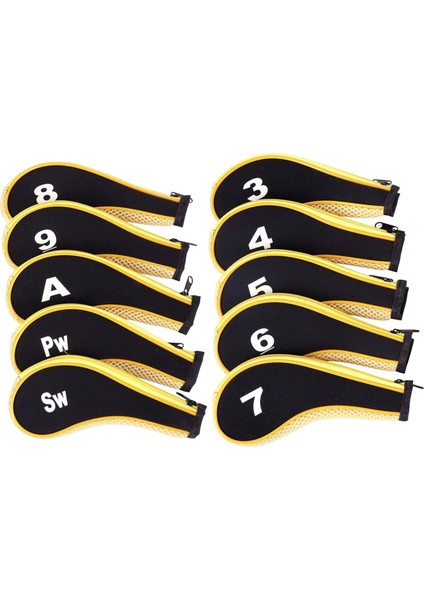 10X Golf Başörtüsü Golf Kulübü Golf I Kılıfı Atıcı Su Geçirmez Sarı ve (Yurt Dışından)