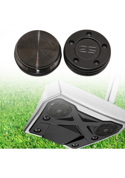 1 Çift Golf Kulübü Başı Özel Ağırlık Profesyonel Kolayca Sağlam Siyah 25G Takın (Yurt Dışından) indirimleri