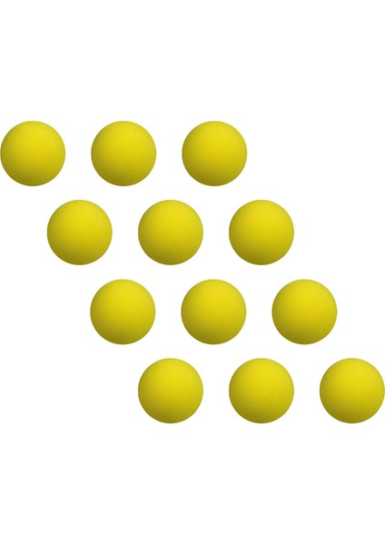 12 Ük Golf Topları Dekorasyon El Sanatları Malzemeleri Için Eğ Sarı (Yurt Dışından)