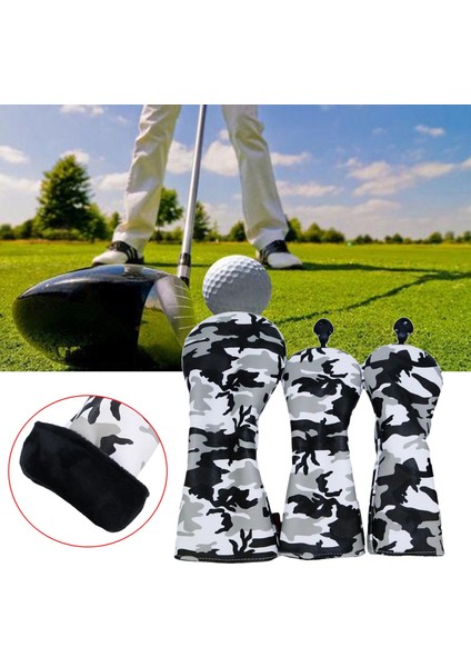 Su Geçirmez Pu Golf Fairway Hibrit Kulüp Başkanı Guard 3pcs 3 5 Kapakları (Yurt Dışından) fiyatları