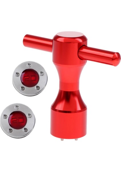 Alüminyum ve Yedek Golf Öğııklar 5 (2 Paket), 20G Kırmızı Için (Yurt Dışından)