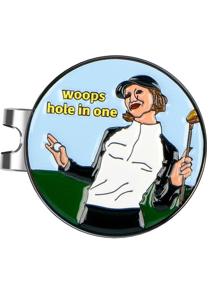 Golf Işaretleyici Ş Golfçü Hediye Yuvarlak Icı Metal Golf Işaretleyici A (Yurt Dışından) modelleri