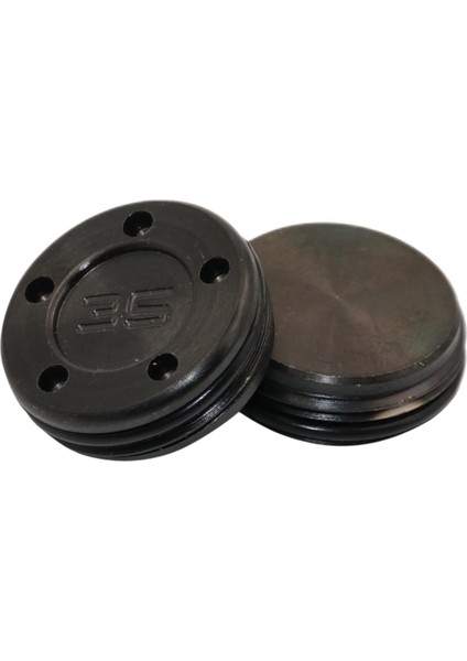 1 Çift Golf Kulübü Başı Özel Ağırlık Profesyonel Kolayca Sağlam Siyah 35G Tak (Yurt Dışından)