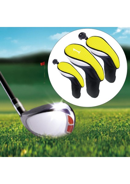 Golf Woods Baş Örtüleri Değiştirilebilir Sayısı 3 4 5 6 7 x Golf Başlığı Sarı (Yurt Dışından) fırsatları