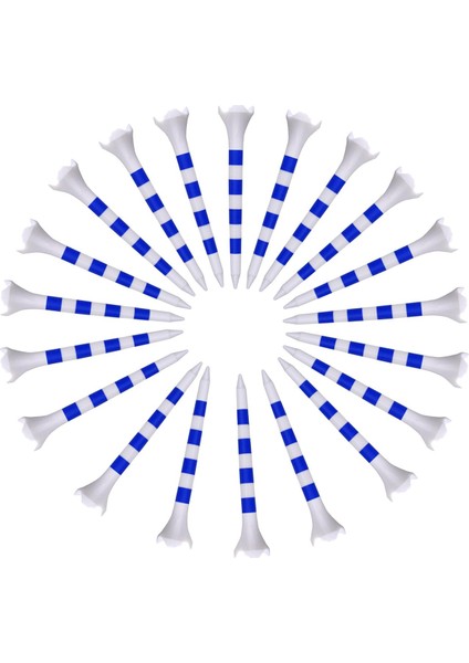 20 Golf Açık Kadın Sağlam Golf Tees Mavi (Yurt Dışından) fiyatları