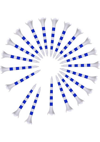 20 Golf Açık Kadın Sağlam Golf Tees Mavi (Yurt Dışından) indirimleri