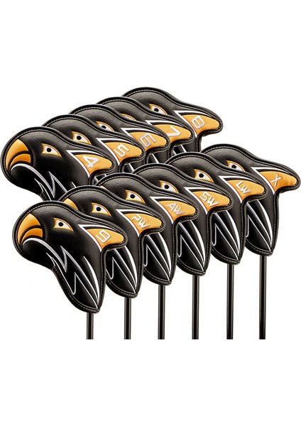 11X Golfı Kılıfı Su Geçirmez Pu Golf Kulübü Başörtüsü Golfçü Ütüler Kapakları Hediye Turuncu (Yurt Dışından) indirimleri