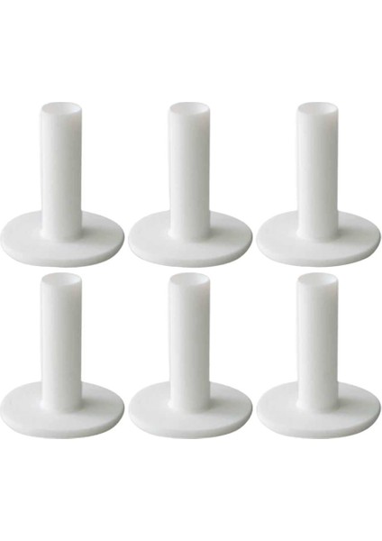 6 Kauçuk Golf Topluğu Tees I Uygulama ve Sürüş Iğı Paspaslar 60MM (Yurt Dışından)