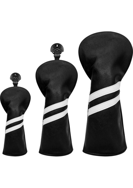 3pcs Golf Örtüsü, Sayı Etiketi Pu Kol (Yurt Dışından)