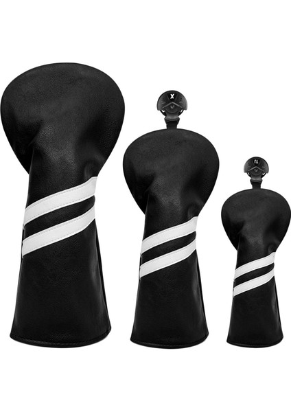 3pcs Golf Örtüsü, Sayı Etiketi Pu Kol (Yurt Dışından)
