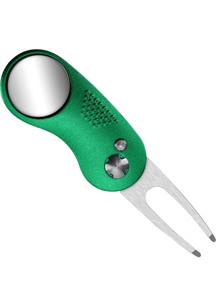 Golf I Golf Işaretleyici Katlanabilir Paslanmaz Çelik Yeşil (Yurt Dışından)