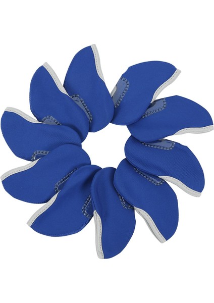 10 Adet Golf Kulübü Headcovers Wrap Çorap Görünür Pencere Golf Demir Kapak Seti (Yurt Dışından) fırsatları