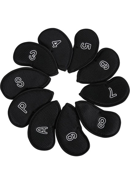 10 Adet Meshy Golf Demir Kafa Kapakları Çoğu Markaya Uygun Işlemeli Premium (Yurt Dışından) modelleri