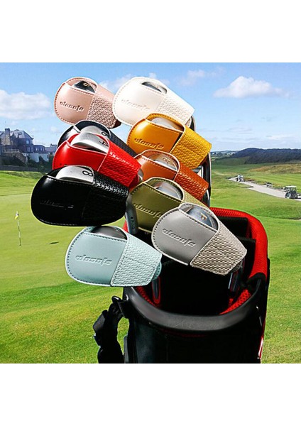 Golf Demir Kafa Kapakları Set Pratik Koruyucu Taşınabilir Pu Seyahat Kırmızı Büyük (Yurt Dışından) fiyatları