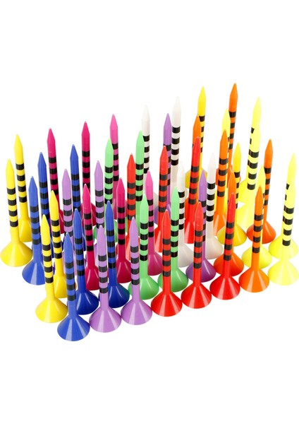 50X Golf Tees Golf Başlayanlar Için Kadın Golfçü (Yurt Dışından)