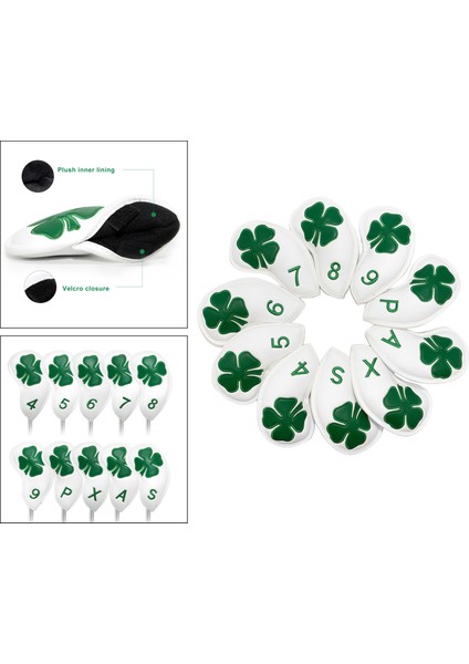 Golf Kulüpleri Için Golf Baş Örtüleri Baş Örtüleri 4,5,6,7,8,9,a,s,p, (Yurt Dışından) fırsatları