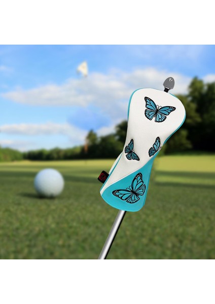 Kulüp Kafa Kapağı Aşınma Dirençli Golf Ahşap Başlık Ulaşım Golfçü Beyaz Fw (Yurt Dışından)