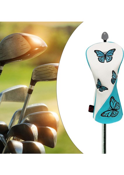 Kulüp Kafa Kapağı Aşınma Dirençli Golf Ahşap Başlık Ulaşım Golfçü Beyaz Fw (Yurt Dışından)