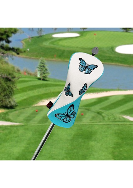 Kulüp Kafa Kapağı Aşınma Dirençli Golf Ahşap Başlık Ulaşım Golfçü Beyaz Fw (Yurt Dışından)
