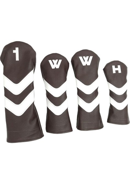 4x Yedek Golf Baş Örtüsü 460CC Fairway Wood Hibrit Başörtüsü (Yurt Dışından)