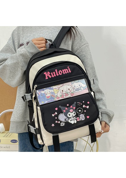 Pacha Köpek Okul Çantası Karikatür Sevimli Çocuk Ilköğretim Okulu Ortaokul Erkek Kız Sanrio Ortak Markalı Sırt Çantası (Yurt Dışından)