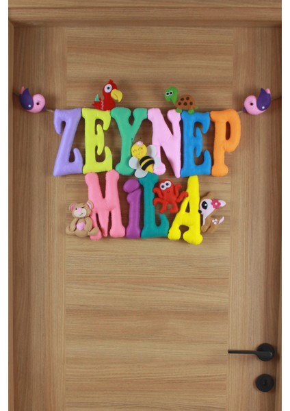 Zeynep Mila Isimli Hastane ve Bebek Odası Kapı Süsü