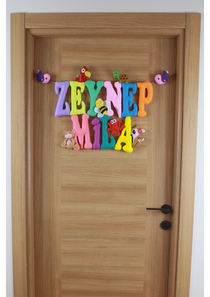 Zeynep Mila Isimli Hastane ve Bebek Odası Kapı Süsü modelleri