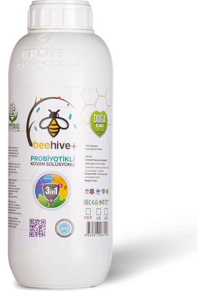 Bee Hive Probiyotikli Arı Kovan Solüsyonu 1 Lt