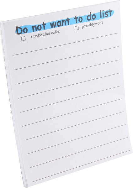 Komik Yapışkan Not, Yapılacaklar Listesi Not Defteri Komik Kırtasiye, Ofis Malzemeleri, Defter Etiketleri, Masa Yapışkan Notu 50 Sayfa, B (Yurt Dışından)