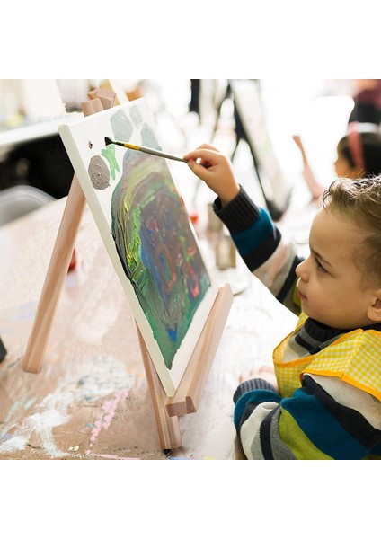 Tripod Şövale Fotoğraf Boyama Ekran Taşınabilir Tripod Standı, Tuval Için Ayarlanabilir Ahşap Tripod Masa Standı, Boyama Partisi (Yurt Dışından) fırsatları