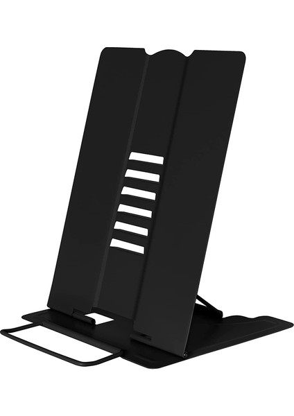 Masa Kitap Standı Tutucu Metal Kitap Standı Katlanır Okuma Kitap Tutucu 6 Ayarlanabilir Açı ve Kağıt Sayfa Klipsi Okuma (Yurt Dışından)